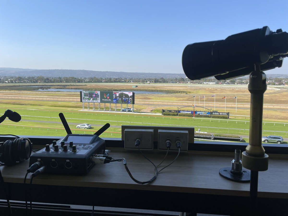 MarkRaceCalling's tweet photo. All set for a great day of racing here at Morphettville today. 
Best bets:
R4: #2 Storyteller
R5: #1 Karavas
Best roughie : R3 #1 Fanmalia 

Good luck to everyone on Dequetteville Stakes Day https://t.co/VsefZsQ5XM