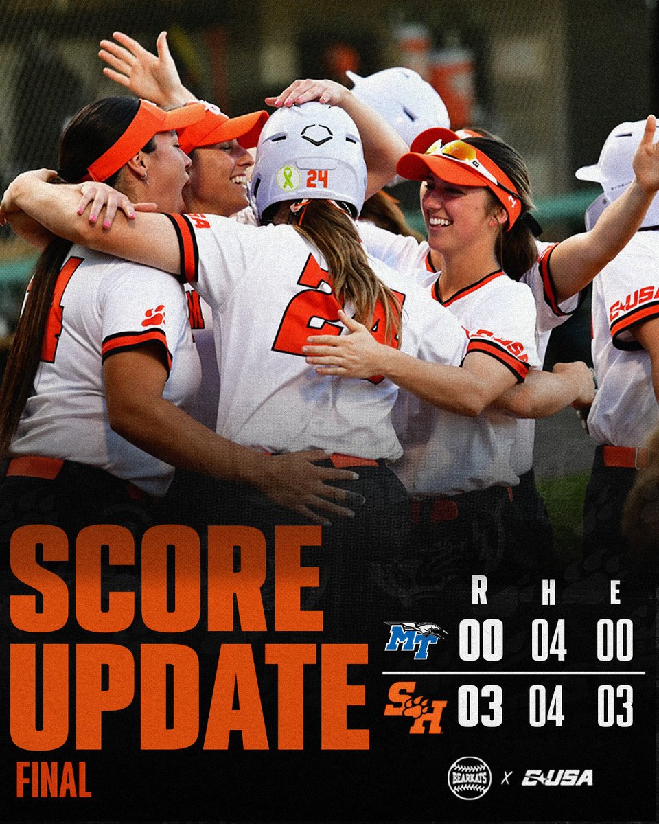 Bearkats take game one against the Blue Raiders.

#EatEmUpKats