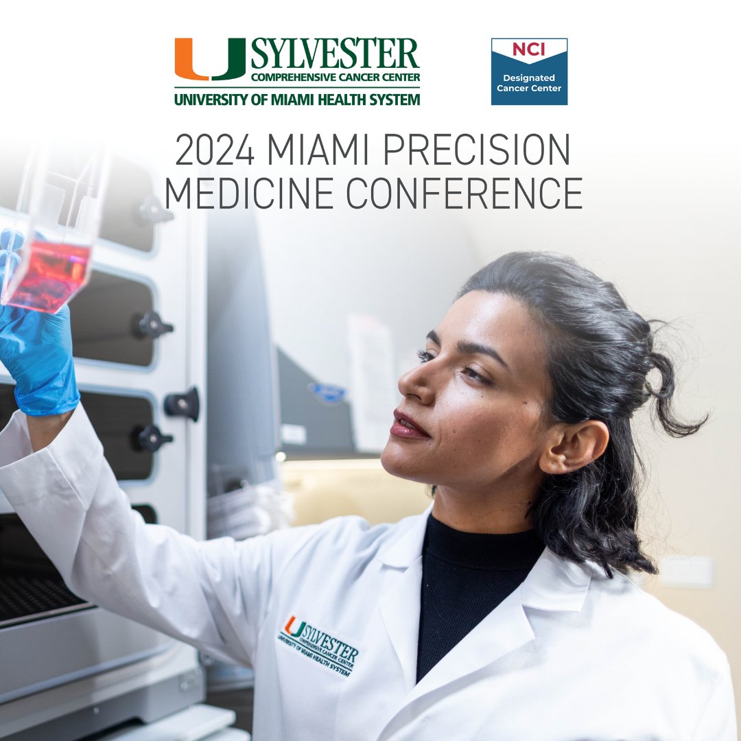 🚨 The Miami Precision Medicine conference is 4️⃣ weeks away! Join us for our conference and patient symposium sponsored by @umiamimedicine. Learn more and REGISTER today: loom.ly/qNmb_fk. 🗓️ May 4-5 📍Diplomat Hotel, Hollywood FL