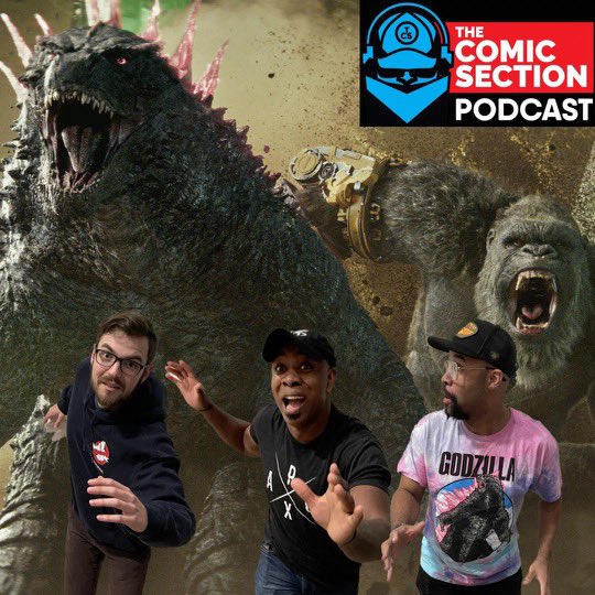 RUUUUUN, IT’S GODZILLA AND KONG! 😱
We’ve got a TITANIC sized episode ready for y’all this Monday. 
#TheComicSectionPodcast #GodzillaXKongTheNewEmpire #GodzillaXKong #godzilla #kingkong #comics #nerd #popculture #movies #geek #popculturepodcast #nerdpodcast #comicpodcast