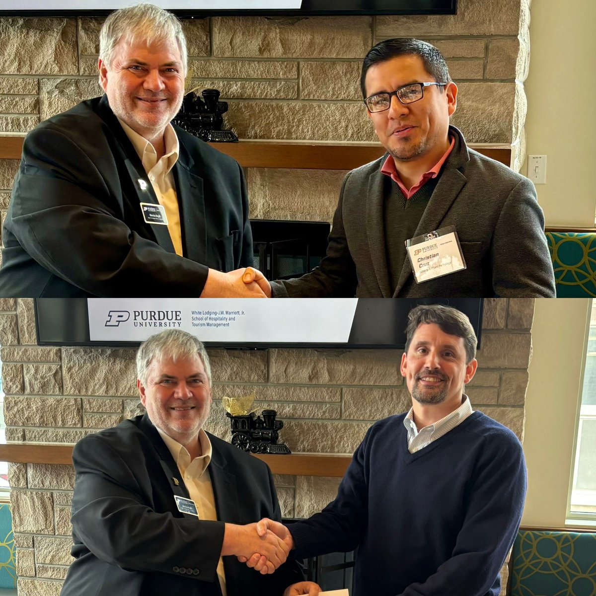 Congratulations to @PurdueBPP’s Christian Cruz and Christopher Oakley on their promotions to Associate Professor.