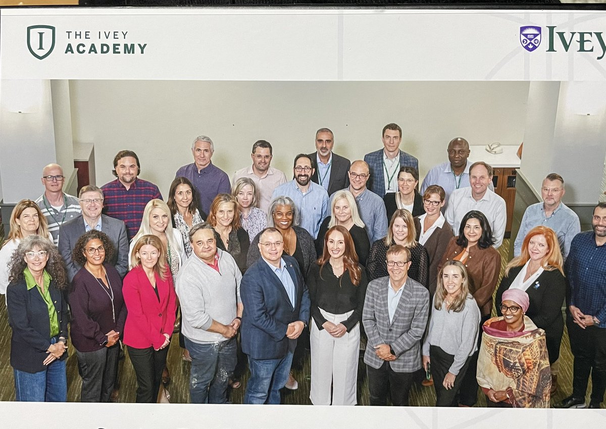 Great group of people graduating from the @IveyAcademy program today. Thanks for an amazing experience #LeadershipDevelopment