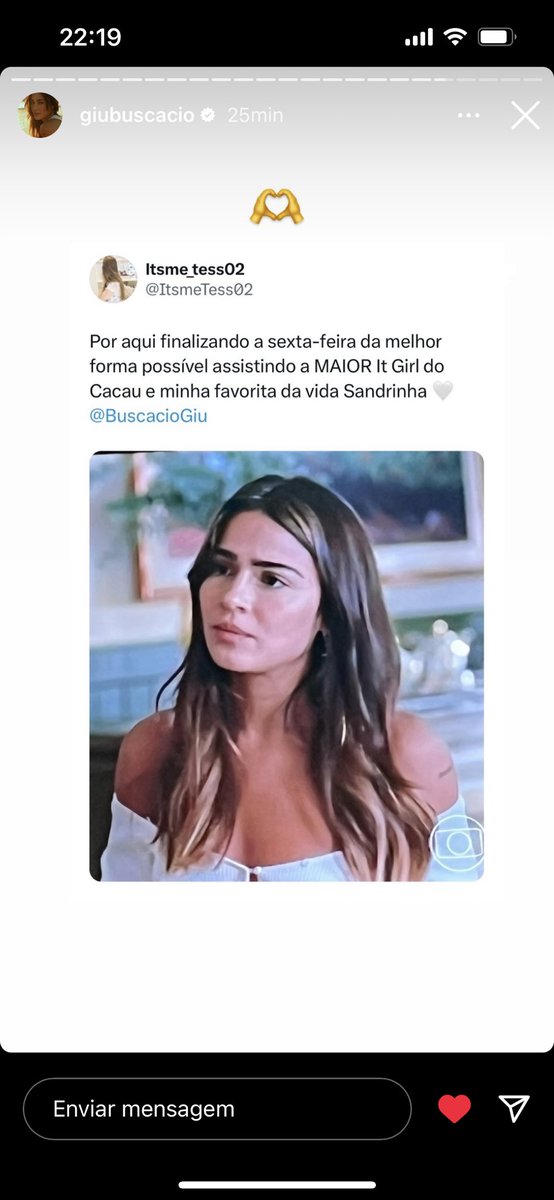 ItsmeTess02's tweet photo. Abro os stories e me deparo com isso..o coração ficou como? Não dá nem para explicar, quando digo a tamanha conexão que criei com você Giu e com a Sandra é realmente algo tão genuíno. Você merece o melhor do mundo saiba sempre disso 🥹🤍 @BuscacioGiu obrigada por ser a melhor! https://t.co/kFdJqlMfLU