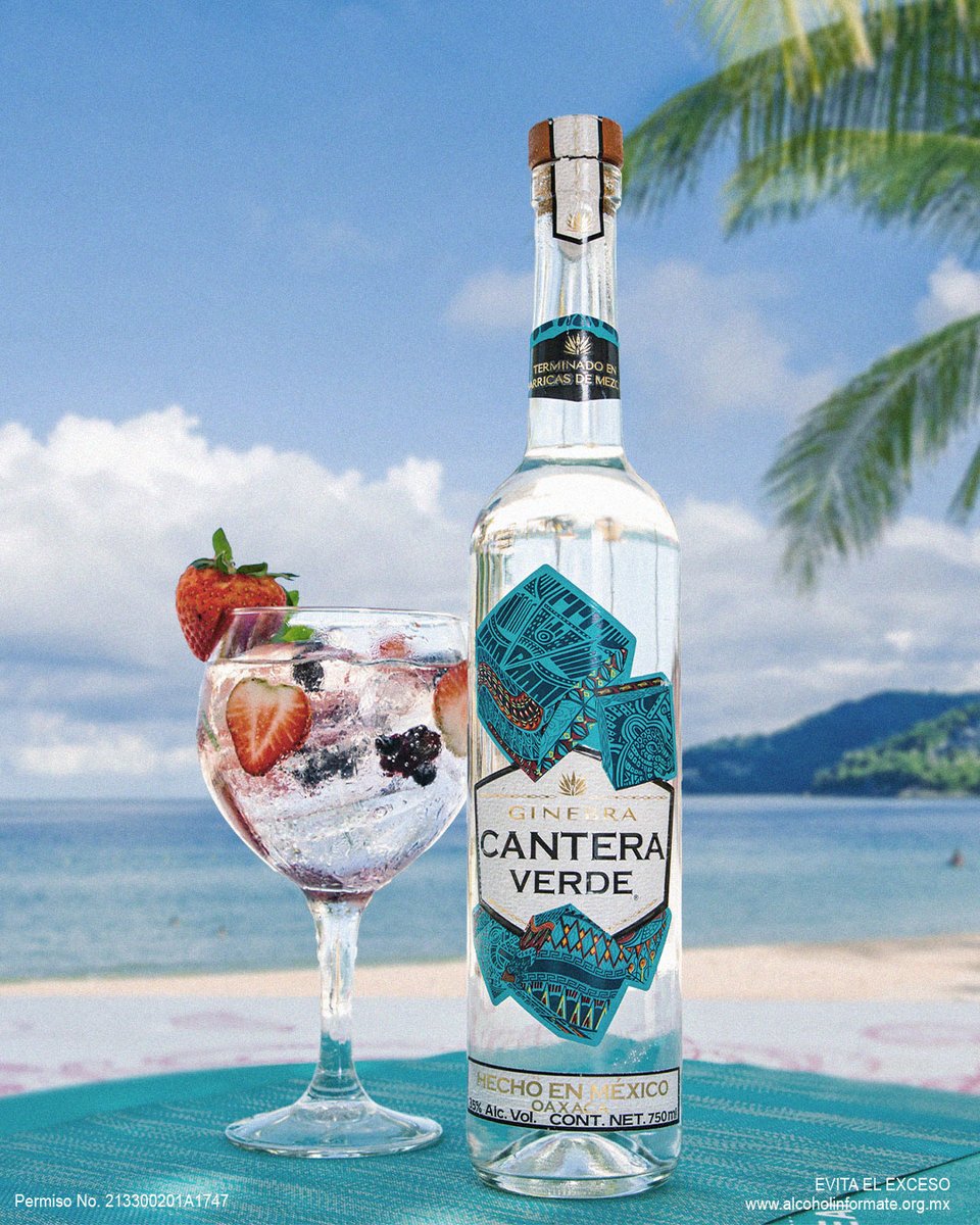 GinCanteraVerde's tweet photo. Perfect Match = sol, playa y el increíble sabor de Gin Cantera Verde 🌴 #CanteraVerde #Beach #Ginebra #Gin https://t.co/PHBwGdZ8SZ