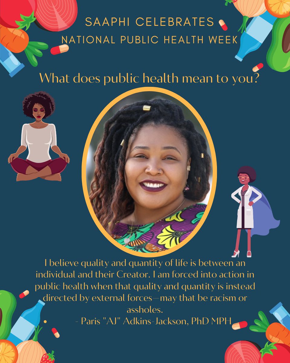 Today, we spotlight our board member, Dr. Jackson, who believes in addressing external forces that impede upon one's health and wellness.
#NPHW #WellnessJourney #PublicHealthWeek