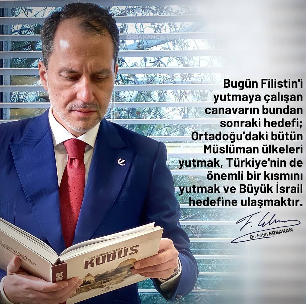 Bu adamla uğraştıkları kadar İsrail'le uğraşmadılar.

Bu adamın saltanatlarını yıkacağından korktukları kadar cenabı Allah'tan korkmadılar.

Halbuki hiçbir medya gücü yok, sadece hak davası var 🇹🇷👍🏻