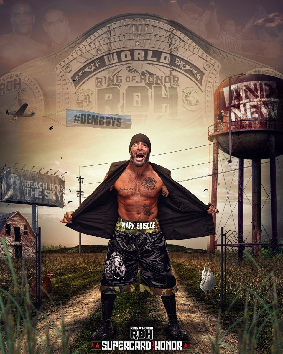 #ANDNEW #ROH World Champion Mark Briscoe! @SussexCoChicken