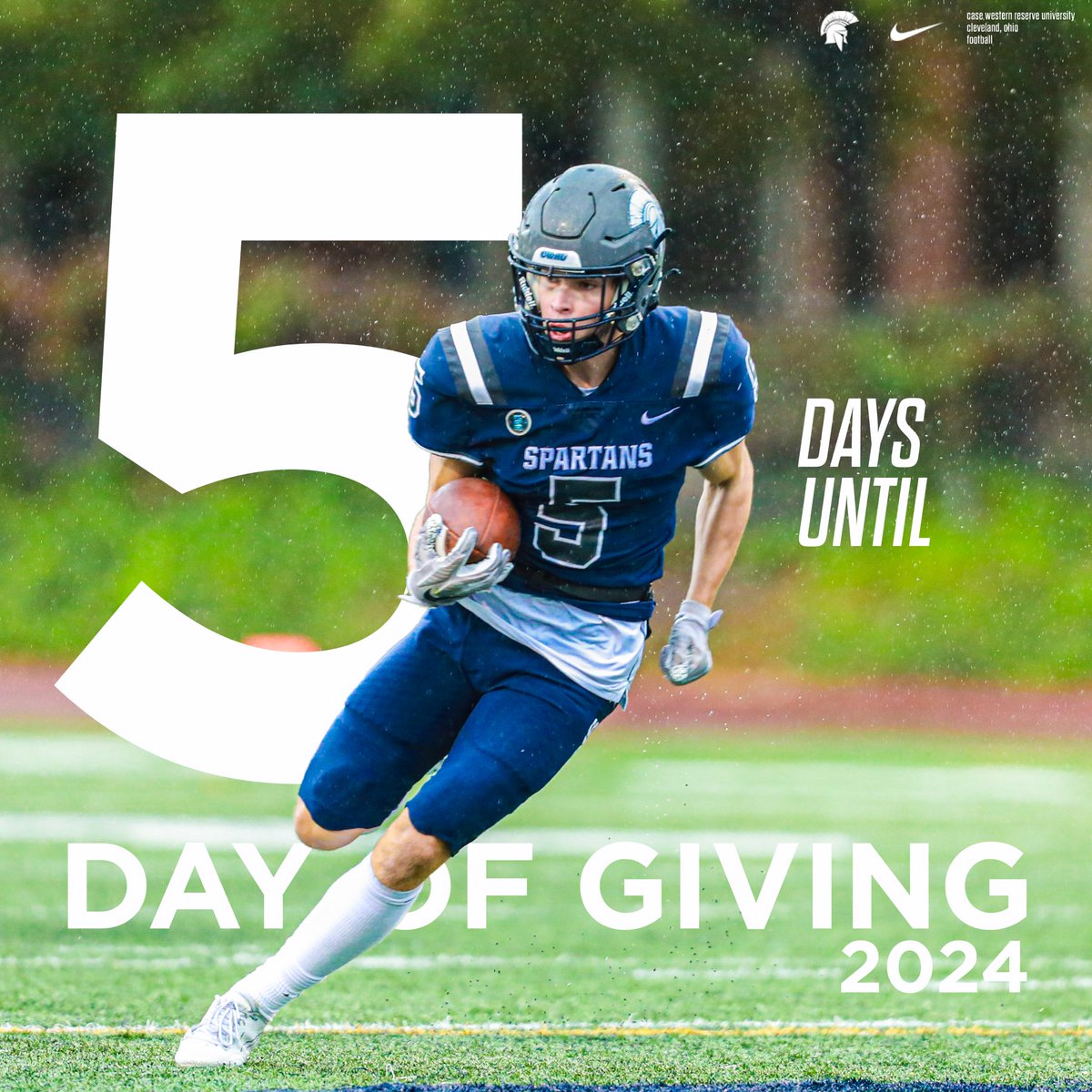 𝟓 𝐝𝐚𝐲𝐬 𝐮𝐧𝐭𝐢𝐥 𝐭𝐡𝐞 𝐃𝐚𝐲 𝐨𝐟 𝐆𝐢𝐯𝐢𝐧𝐠! Funds raised during the Day of Giving will be designated to our Intern Coaching Program. #d3fb #BlueCWRU #RollSpartans