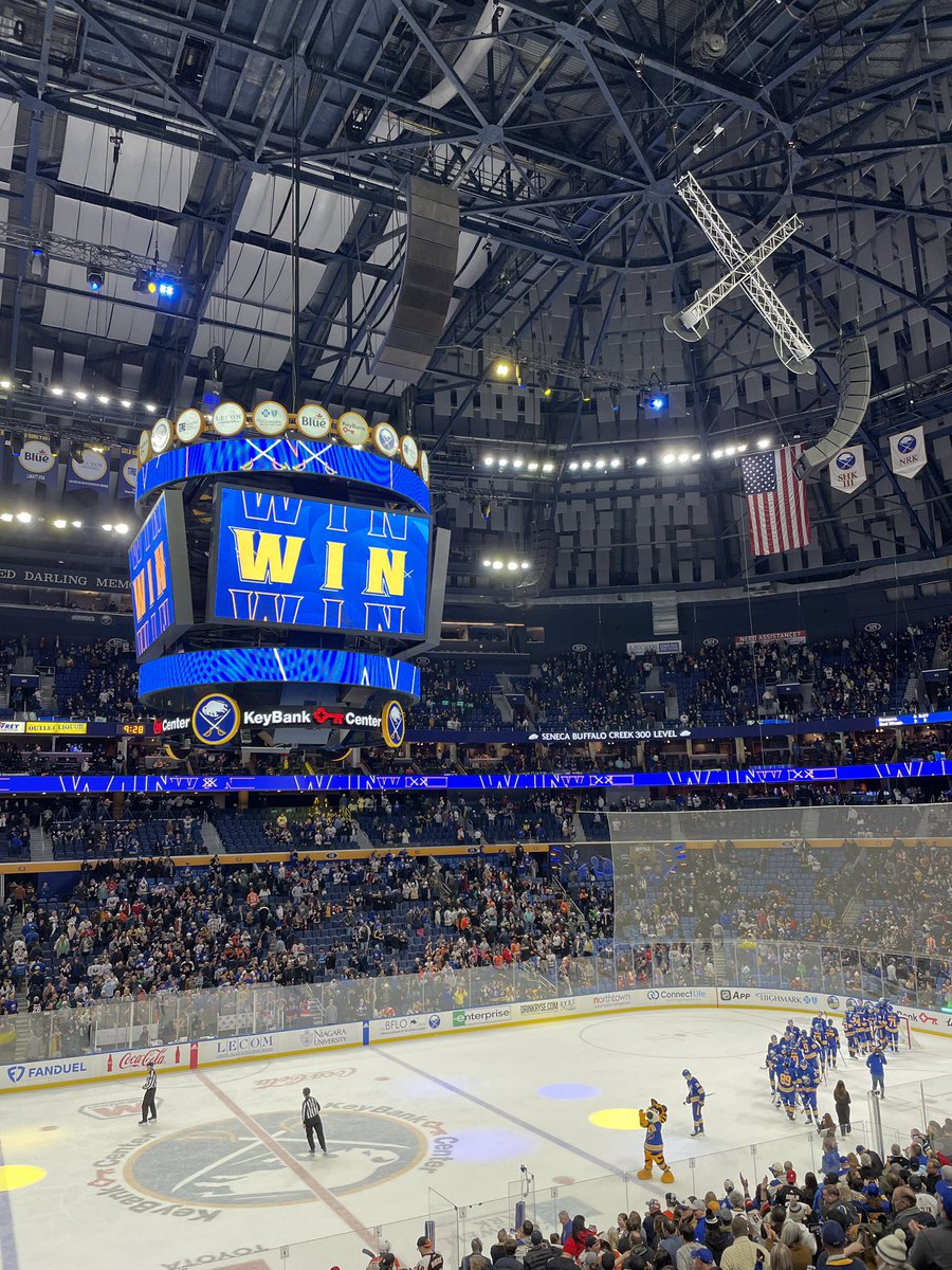 got that DUB! 🦬🏒 #LetsGoBuffalo