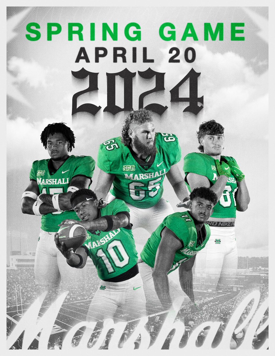 April 20th is right around the corner!

Join us for our annual Spring Game Saturday April 20th at 4PM. #GoHerd