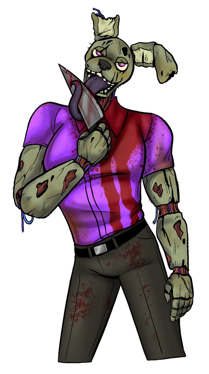 I drew #springtrap for a video :3