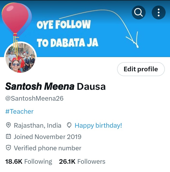 आज मेरा जन्मदिन है आप सभी से आशीर्वाद की अपेक्षा है!
#HAPPYBIRTHDAY