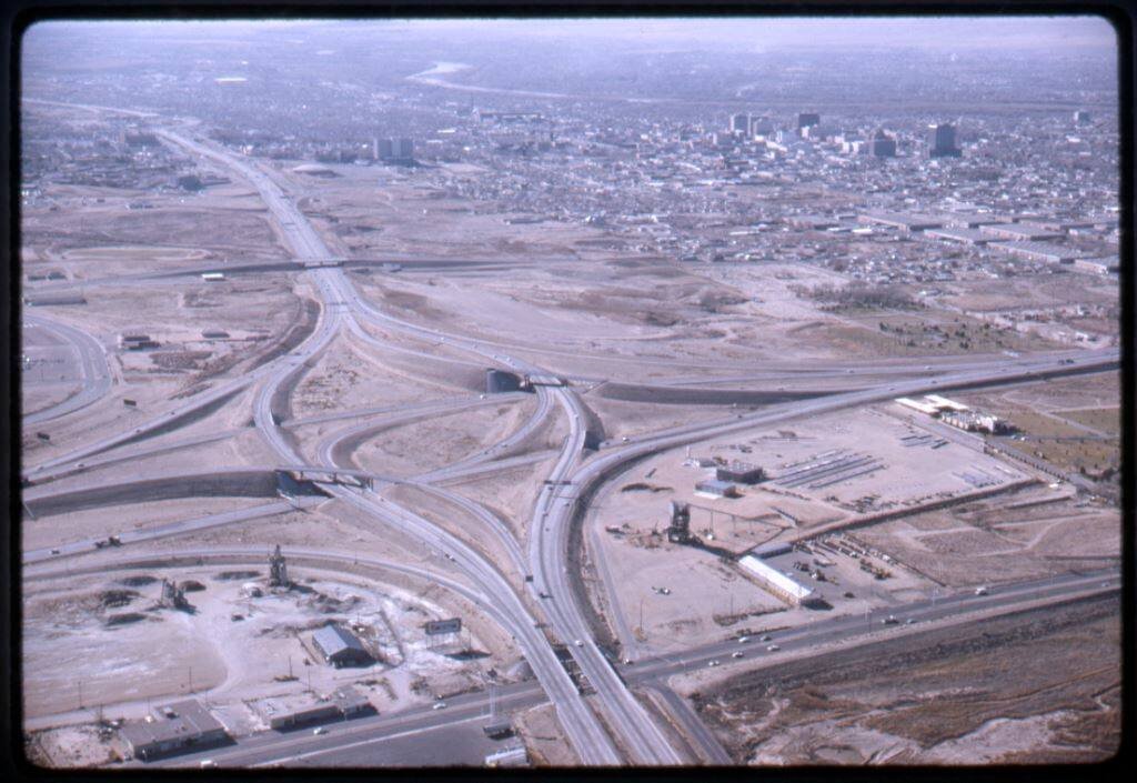 ABQalex1981's tweet photo. @YIMBYLAND It's beautiful, nicely landscaped and the interchange of two interstates, a necessary piece of infrastructure. It's called the Big I (Big Interchange). It's a rebuilt, bigger version of the original that was built in the 1960s. https://t.co/AOVOWn3M5e