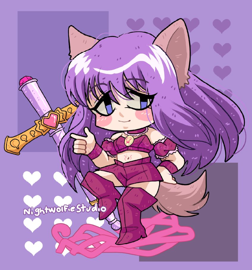StudioWolfie's tweet photo. Chibi zakuro, I'm pleased how she came out and had to say she was my fav mew mew (*´・∀・｀*)
#zakurofujiwara #zakuromewmewpower #tokyomewmew #tokyomewmewfanart #fanart #anime #chibi #chibystyle #chibiartwork https://t.co/yeSWih7m9a