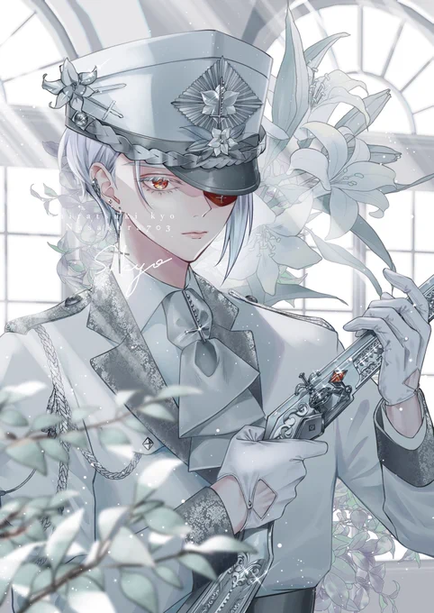 #対になってる絵をあげる OCの対イラスト 