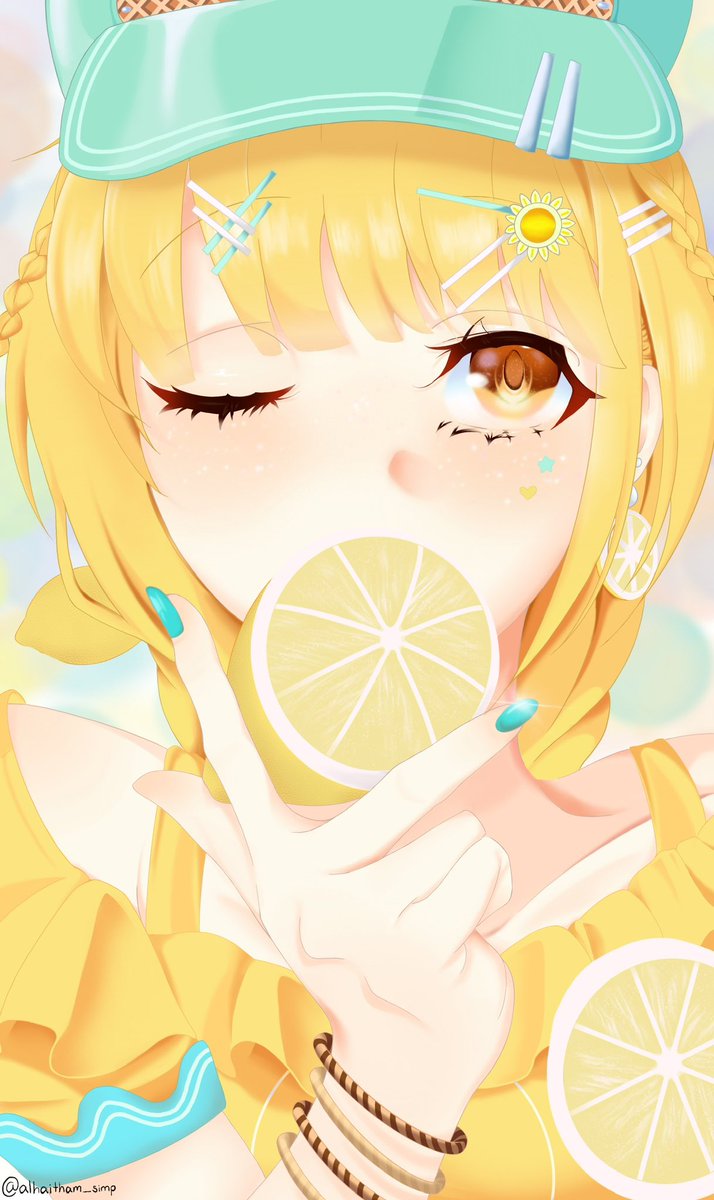 Happy birthday Himari!! 🍋☀️