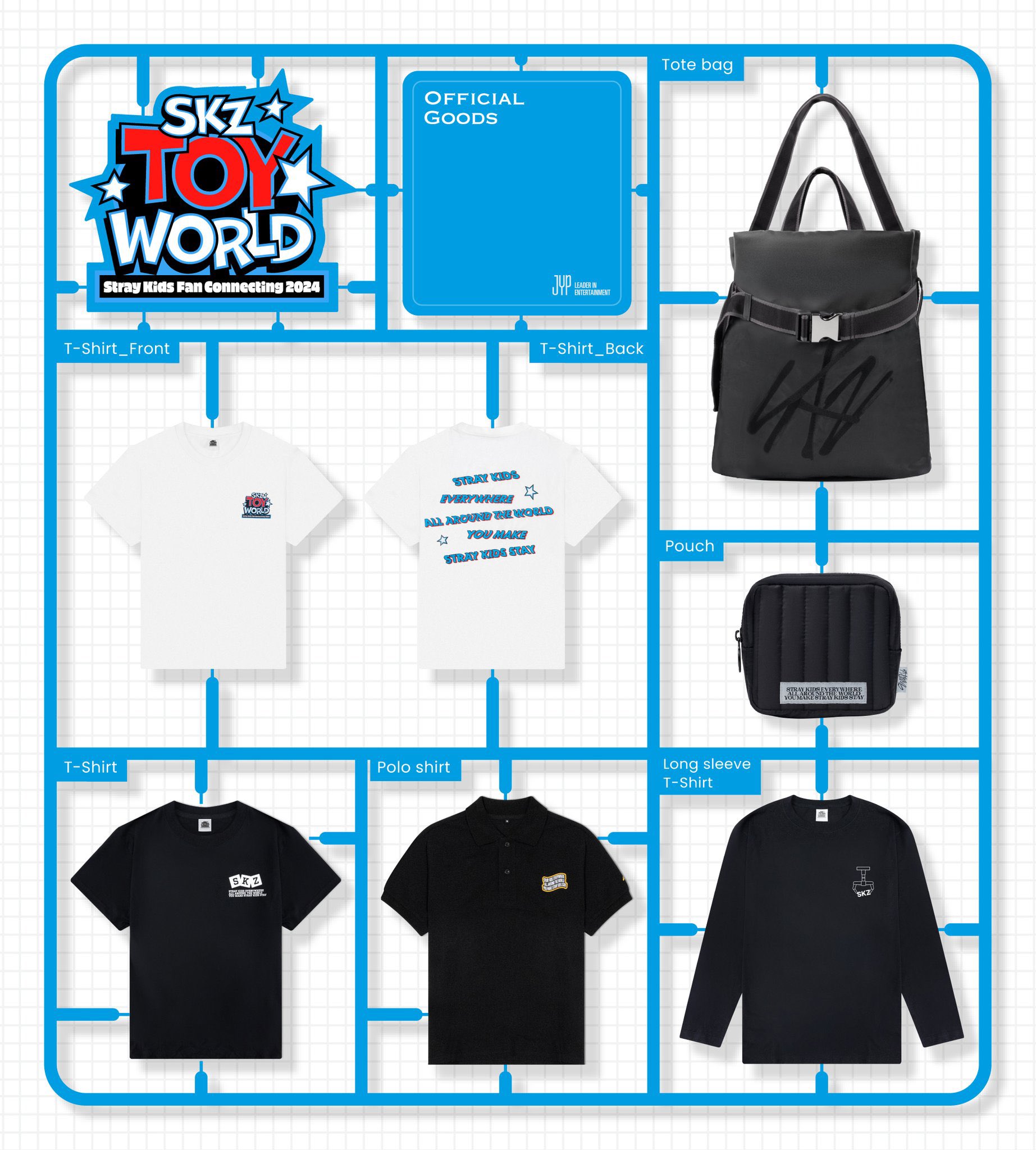 Stray Kids トートバッグ SKZ TOY WORLD ファンミ TOTE BAG / Stray Kids『Fan Connecting 2024 