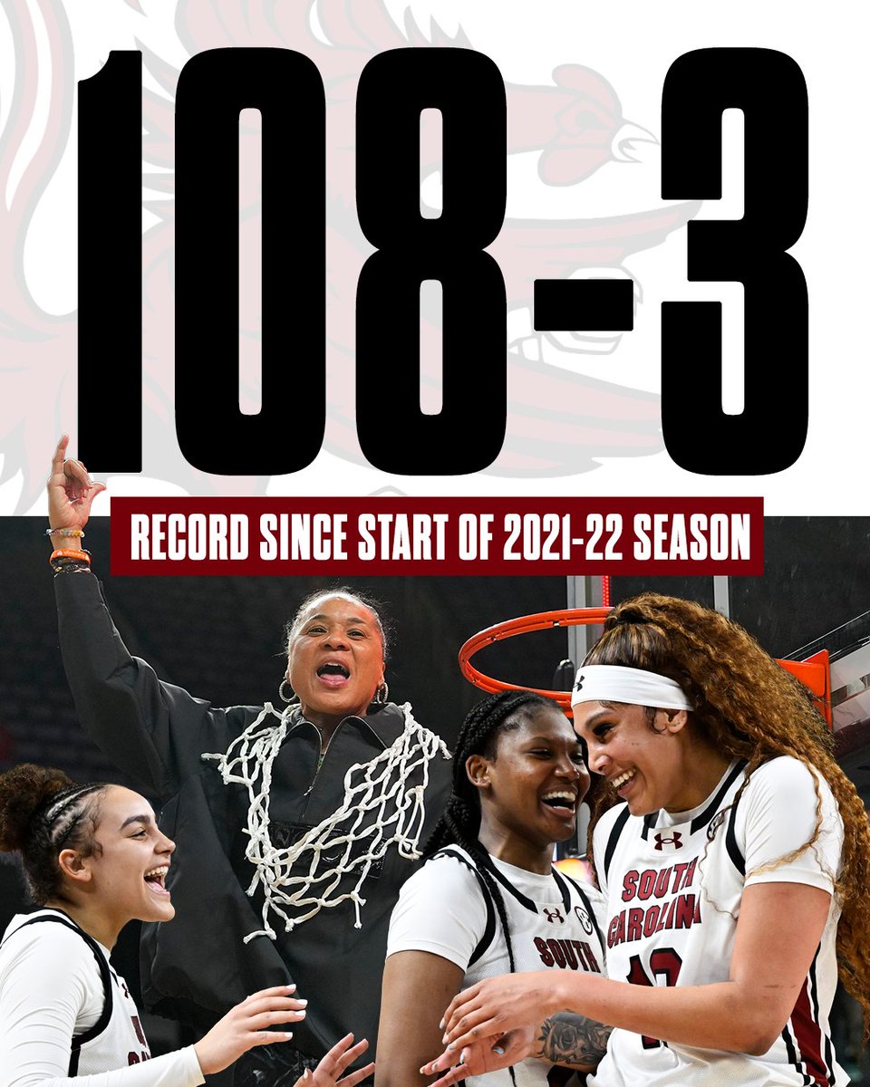 Pure dominance by @GamecockWBB