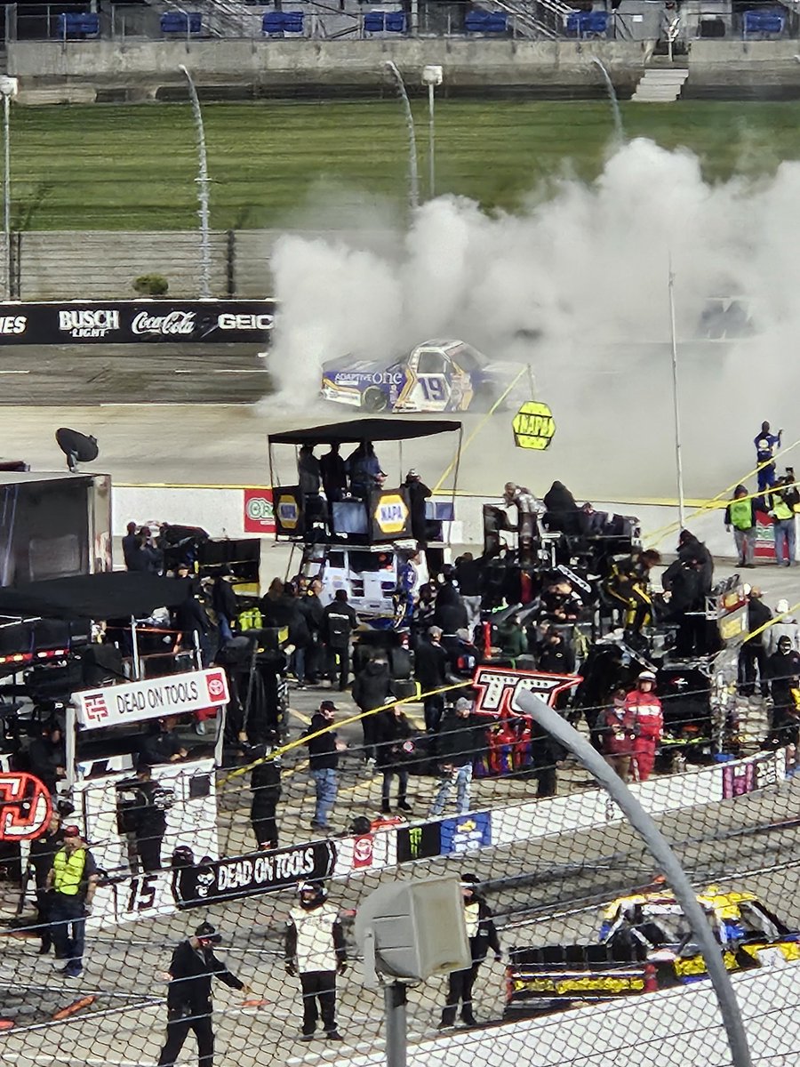 pitpassnetwork's tweet photo. Your #LJS200 winner is @christianeckes #NASCAR https://t.co/Mi7FSzmiJW