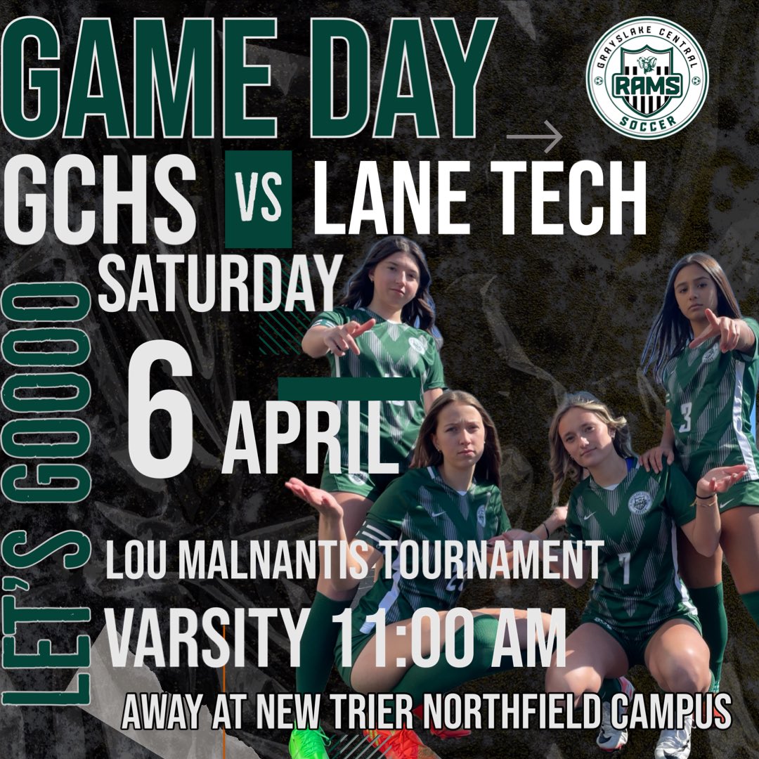 The girls are back at it tomorrow at 11:00 am vs Lane Tech at the New Trier Lou Malnati’s Tournament. LET’S GOOOOOO!!!@mhoffmannnn @GoGCHSRams @dahlia_r14 @RamblersWSOC @ChilandSoccer @LouMalnatiDDC