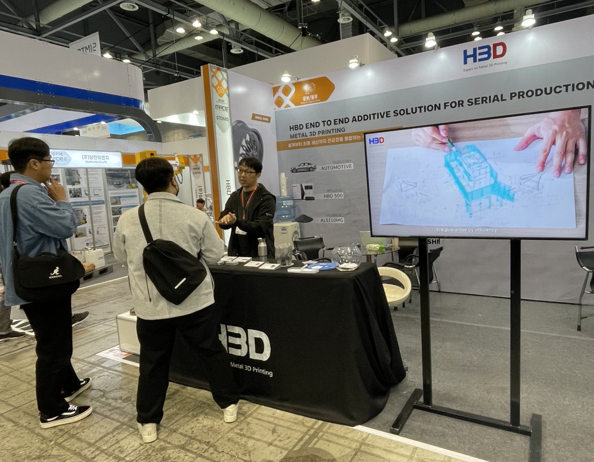 HBDAdditive2015's tweet image. A big thank you to all our esteemed clients who visited our booth at #SIMTOS! 🙏 We appreciate the chance to exhibit our metal 3D printing applications and engage with each of you.

✨ We look forward to further discussions on metal 3D printing with all of you. 다음에 뵙겠습니다.