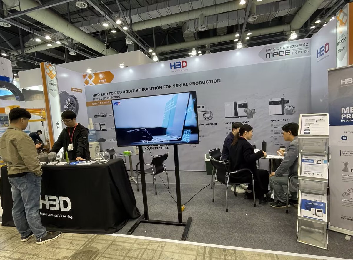 HBDAdditive2015's tweet image. A big thank you to all our esteemed clients who visited our booth at #SIMTOS! 🙏 We appreciate the chance to exhibit our metal 3D printing applications and engage with each of you.

✨ We look forward to further discussions on metal 3D printing with all of you. 다음에 뵙겠습니다.