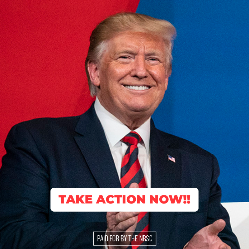 NRSC's tweet photo. 🚂 ALL ABOARD THE TRUMP TRAIN 🚂 We need to know where YOU stand ahead of this year’s presidential election — the MOST IMPORTANT election in American history. 
Are you still a Trump supporter? Respond to the OFFICIAL 2024 MAGA POLL before MIDNIGHT TONIGHT. >>