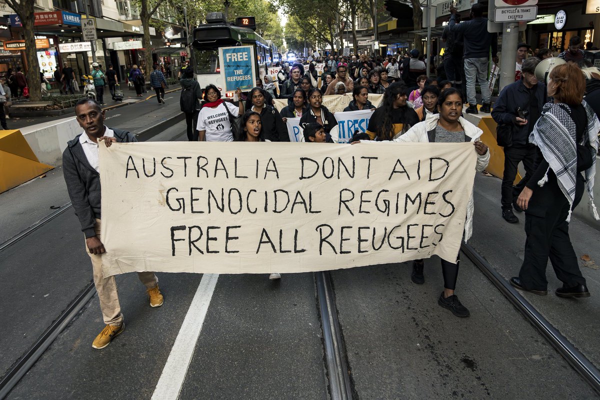 One of the biggest rallies for refugee rights since Labor took office, following attempts to ram its deportation bill through Parliament. @andrewjgiles and @ClareONeilMP - literally nobody’s voting for you on the basis of cruelty towards refugees.