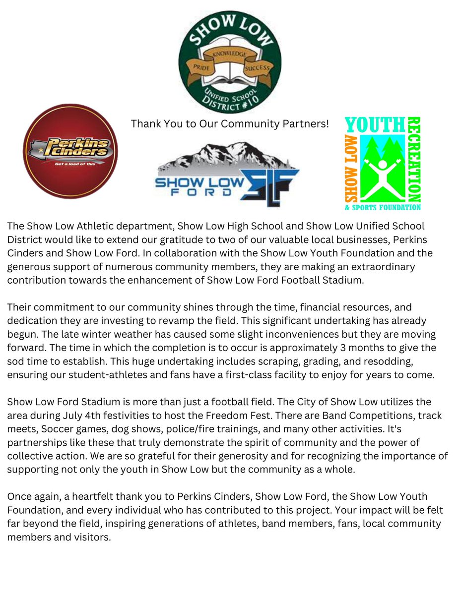 Show Low making upgrades!!