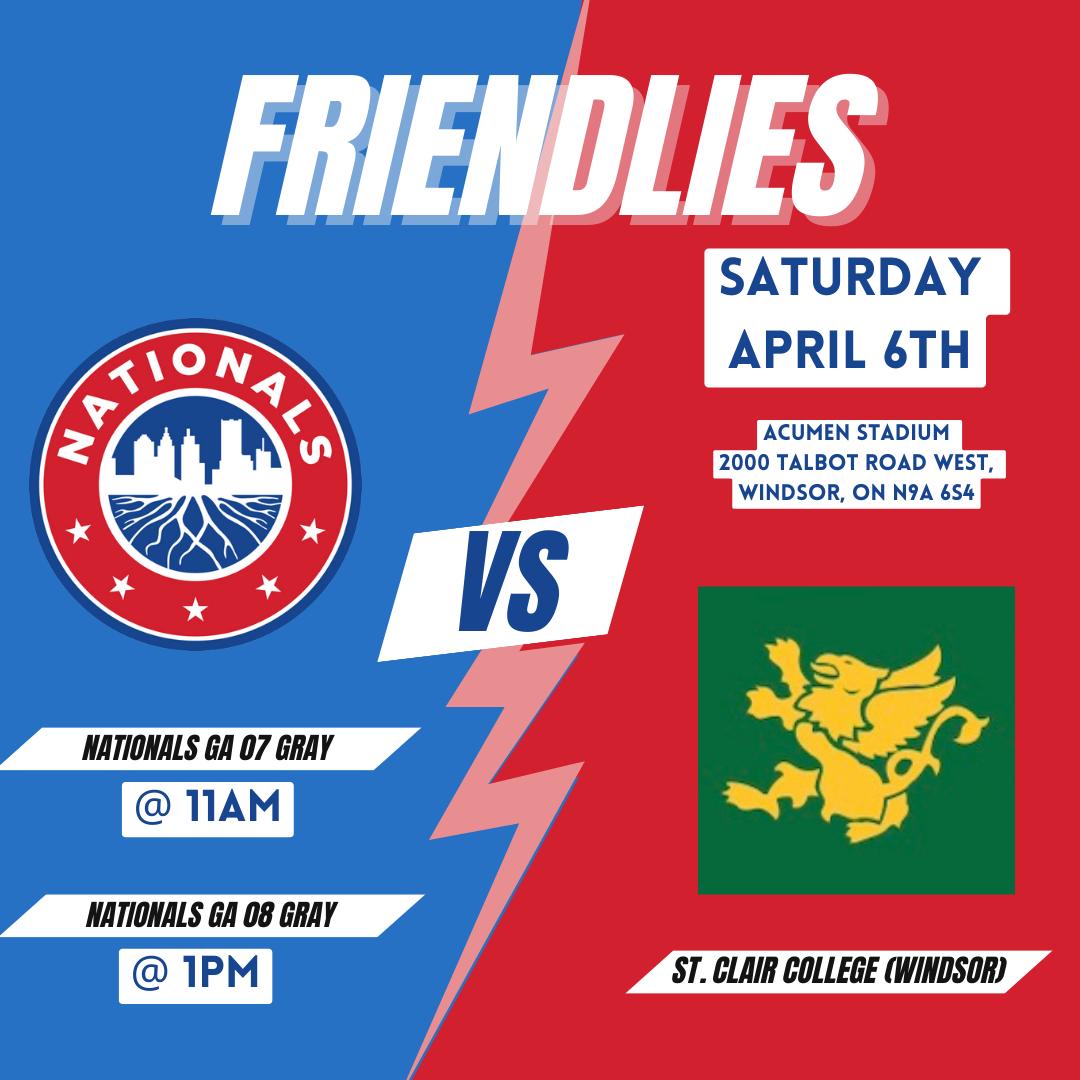 Excited to head to Canada tomorrow for friendlies against St Clair College! I will be helping out the 07s before joining my team at 1. @NationalsGA @GAcademyLeague @CoachDR7 @pkepler2 @ImYouthSoccer @TheSoccerWire @ImCollegeSoccer @SoccerMomInt @TopDrawerSoccer @PrepSoccer