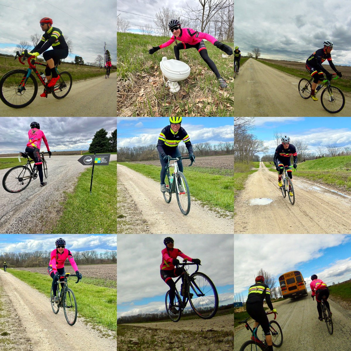 GryphonVelo's tweet photo. Rough Road 100 recon day. https://t.co/EBqvX37mHH