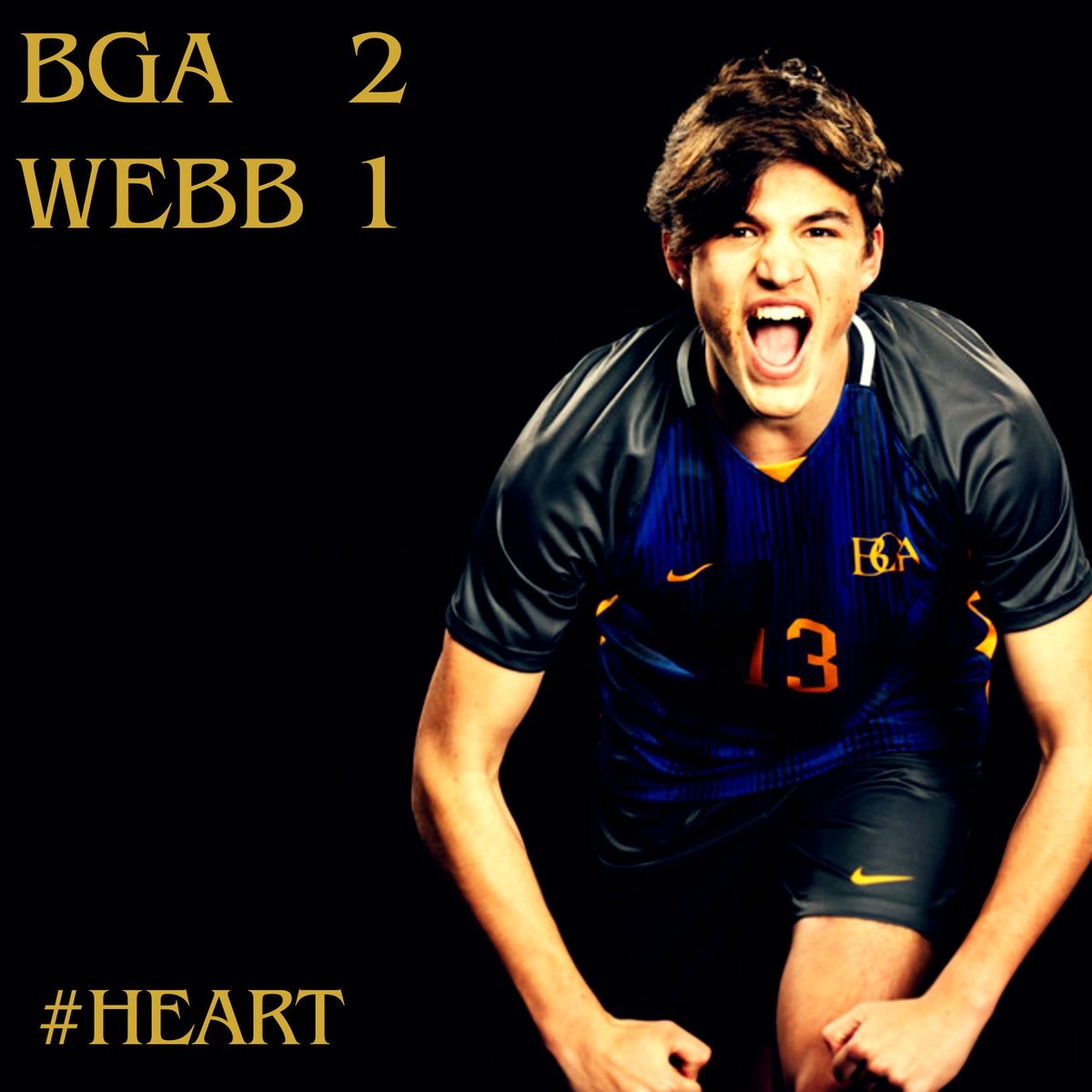 BGASoccer's tweet image. ⁦@BGAwildcats⁩ soccer with a quality win against a very good ⁦@webb_athletics⁩ team. Senior Alex Giannotti opens the scoring and freshman Chase Morton adds another, his second in as many games. Gritty performance and great effort on display.
#Heart #ConquerandPrevail