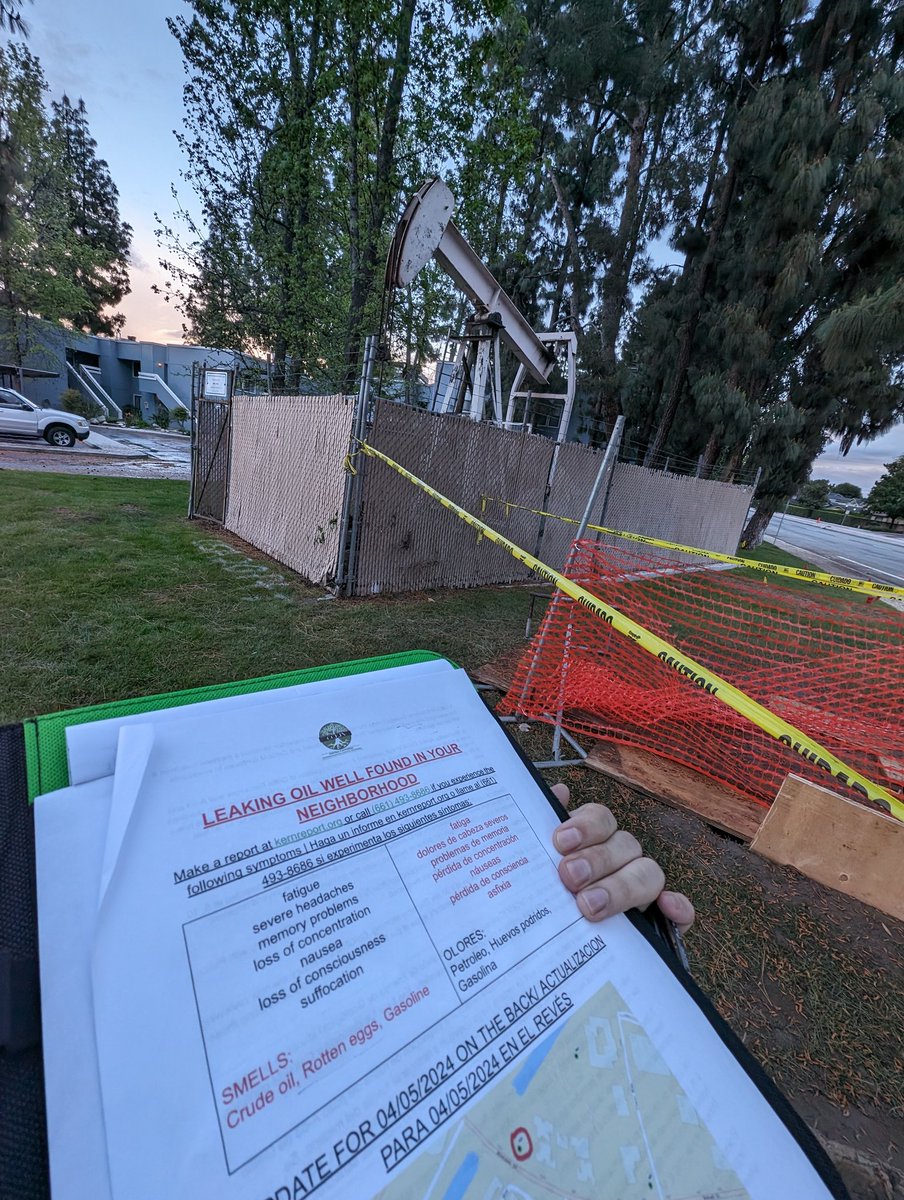 Another gas leak in Bakersfield because of neighborhood drilling, making sure folks know where to make reports 🗣️📣📣 Kernreport.org