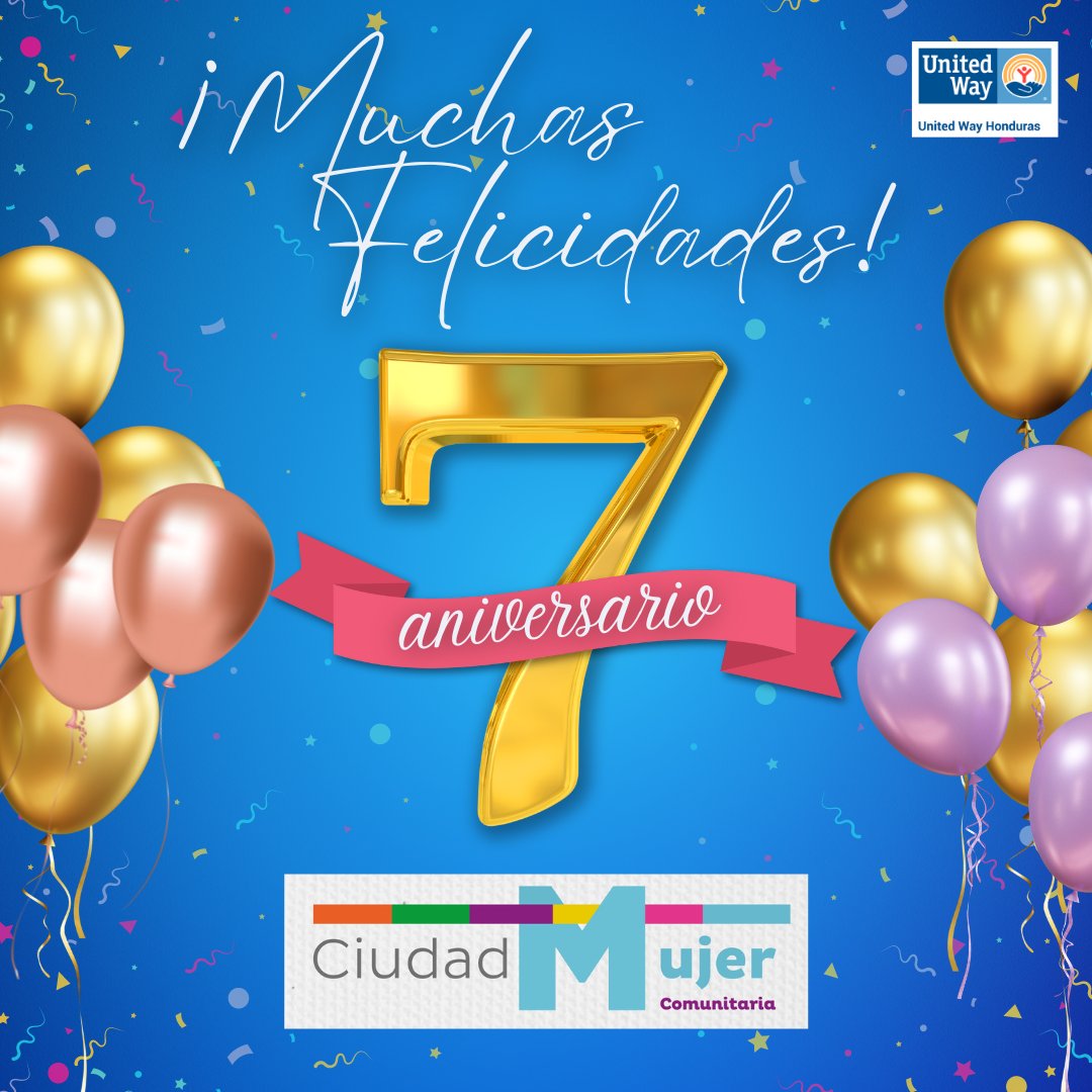 🎉Nuestras amigas de <a href="/ciudadmujerhn/">Ciudad Mujer Honduras 🇭🇳</a> en el centro de Tegucigalpa celebran su aniversario ¡Muchas Felicidades por celebrar 7 años de servicio integral a la comunidad! ¡Que continúen cosechando éxitos y transformando vidas por muchos años más!

#Unitedwayhonduras #viveunido