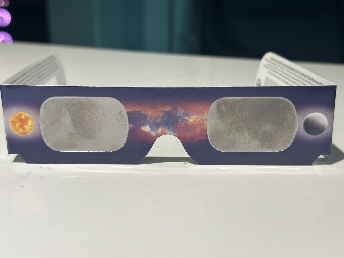 I am excited to witness the #partialsolareclipse on April 8, 2024, together with my students. Thanks to @sdpubliclibrary, I was able to obtain free solar glasses for my students.