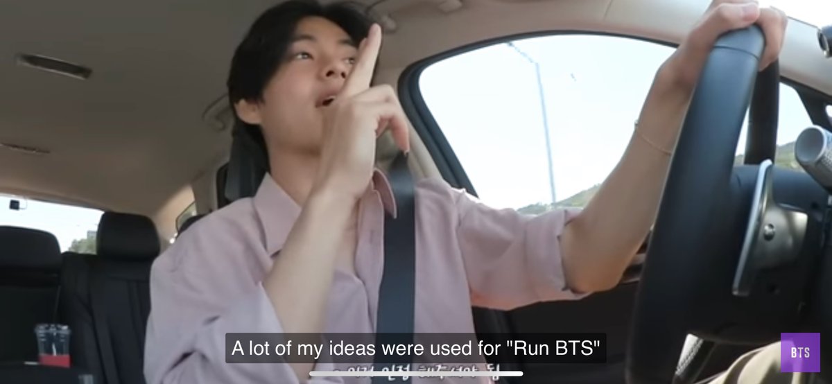 Diva99s's tweet photo. قاعده اشوف فلوق تاي حق الدرايفينق للمره المليون وليش توي ألاحظ تاي يقول BTS Run اخذو كثير من أفكاره وصوروها كحلقات يعني الواحد مايدري شيقول الشركه والفرقه بدون تاي وأفكاره ولا شيء والله حتى ثيم الفرقه البربل فكرته عبقري هالأدمي عبقررري https://t.co/GCP6rVT8l8