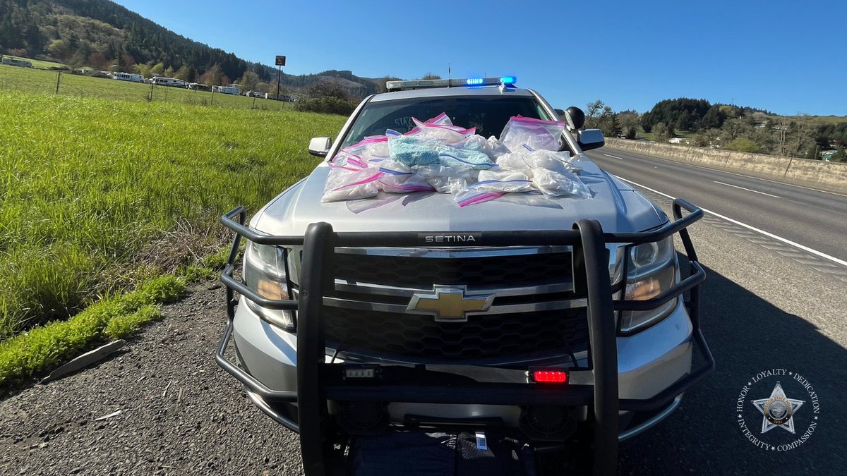 Traffic stop in Douglas County leads to seizure of meth and fentanyl headed for Portland: bit.ly/4aJdd89