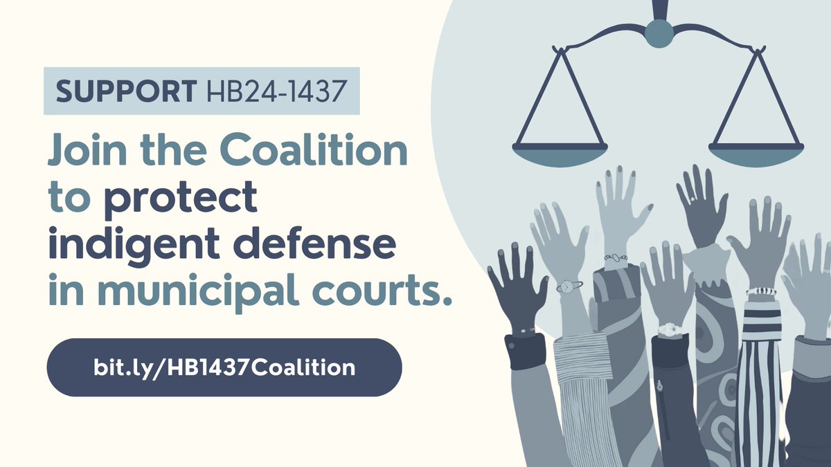 💢 No one wins when the quality of public defense is eroded. HB24-1437 protects indigent defendents AND survivors by prohibiting flat fee contracts for public defense in the four Colorado cities that handle domestic violence cases. Learn more at ➡️bit.ly/HB1437Coalition