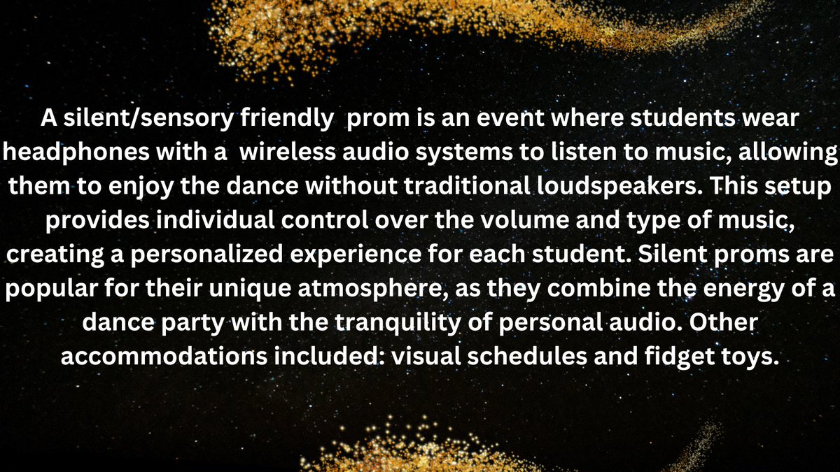 Kudos to @DVHSYISD for pioneering the first silent/sensory-friendly prom! Your groundbreaking efforts in creating an inclusive and welcoming environment for all students deserve applause @BrendaChR1 @RendonSylvia @medina_dav @IvanCedilloYISD @bauercrystal @dvhsstuco_ @YsletaISD