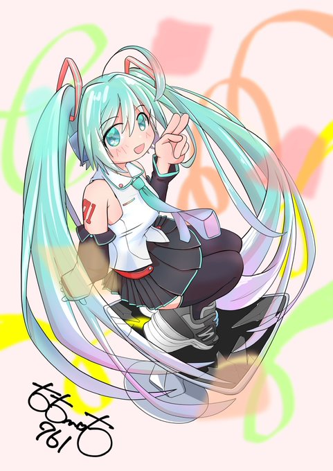 「初音ミク 超ロングヘア」の画像/イラスト/ファンアート(新着)｜21ページ目