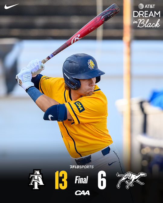 Aggies take Game 1 against Campbell 💙💛 AGGIES WIN!! @NCAT_Baseball x #AggiePride