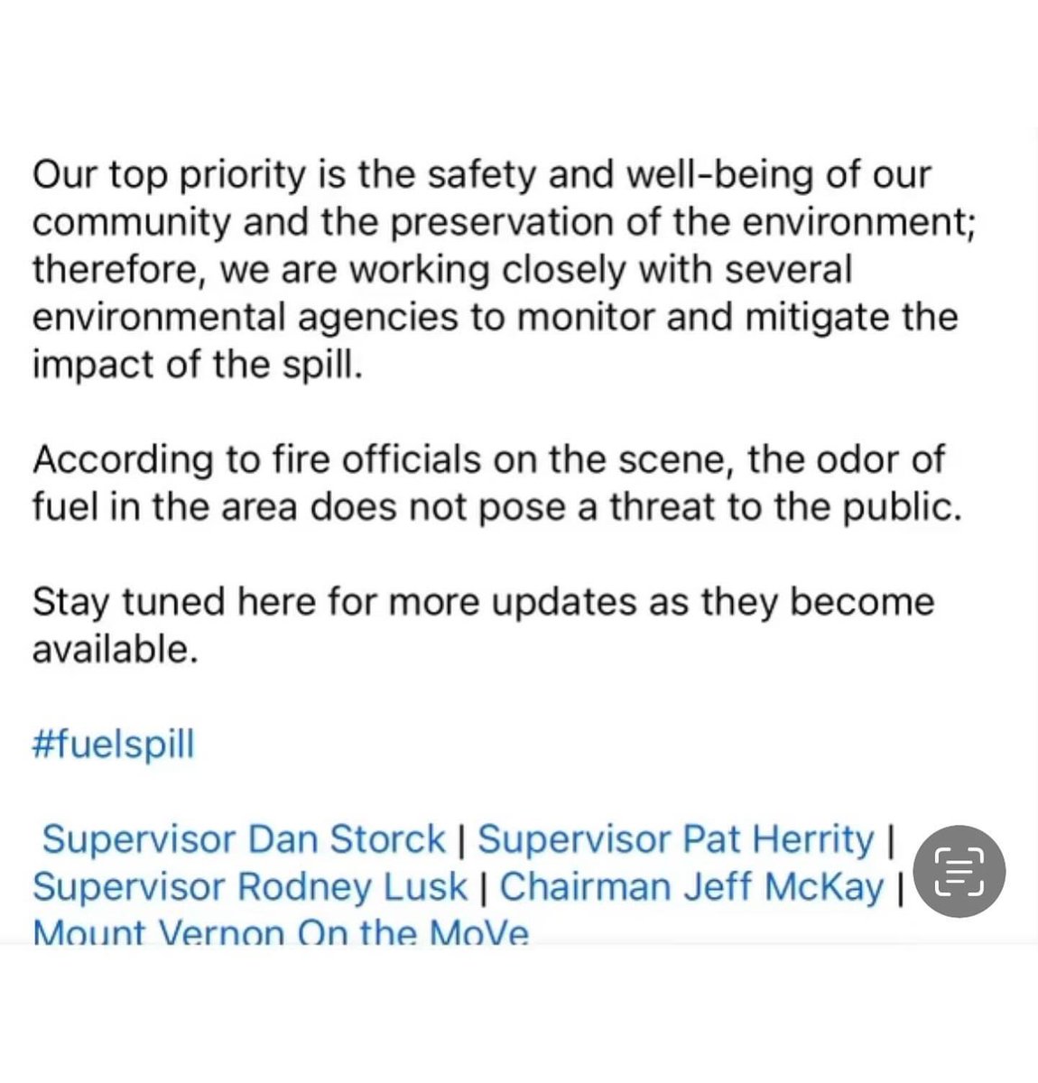 This is the Government’s playbook.  Does this language look familiar?  Odor of fuel = no threat to public?  Why do we reassure people of “safety” instead of advising of the risk? <a href="/Fort_Belvoir/">Fort Belvoir, Va.</a>