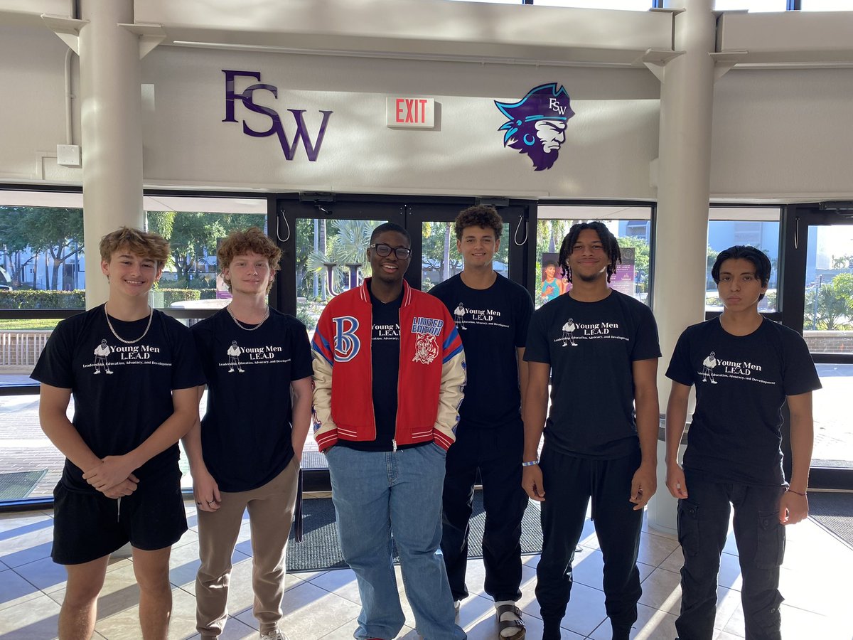 YOUNG MEN LEAD 2024! Excellent opportunity for EHS Males today attending FSW youth leadership lead by men in the community.