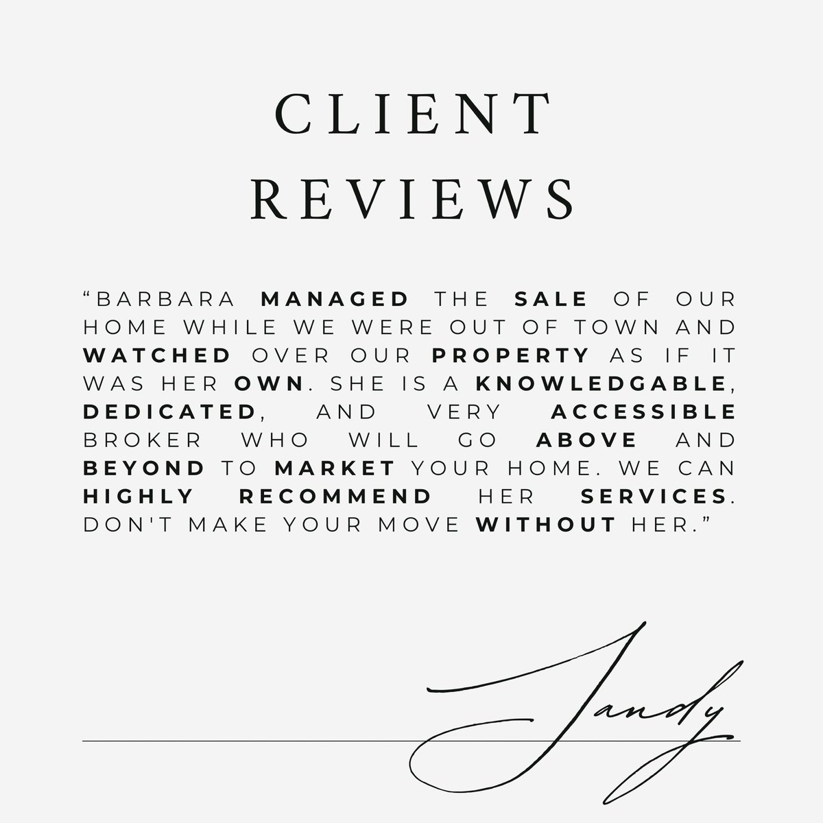 What a way to start off the month! 📝 #ClientReviews 🌟🌟🌟🌟🌟

➡️ zillow.com/profile/Barbar…
.
.
.
.
#SoldByBarbara #CallBarbara #ILoveWhatIDo #ListenToYourBroker #ListWithMe #BuyWithMe #DouglasElliman #DouglasEllimanRealEstate #DE #EllimanAgents #EllimanLI #LongIsland
