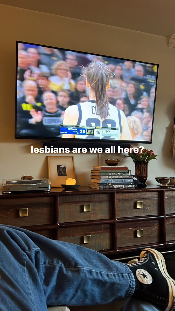let’s go lesbians (and caitlin clark who is not one of us but we support you either way)