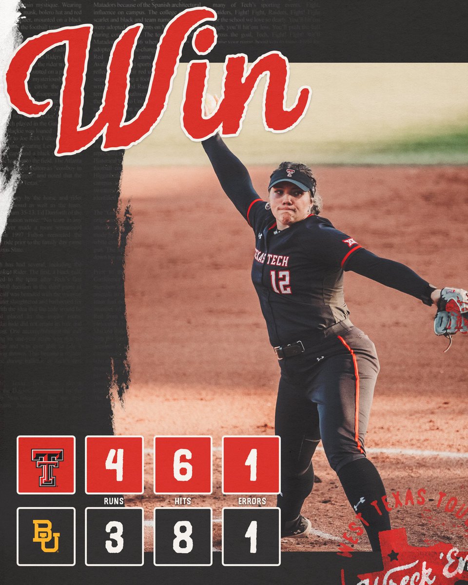 Texas Tech Softball tweet media