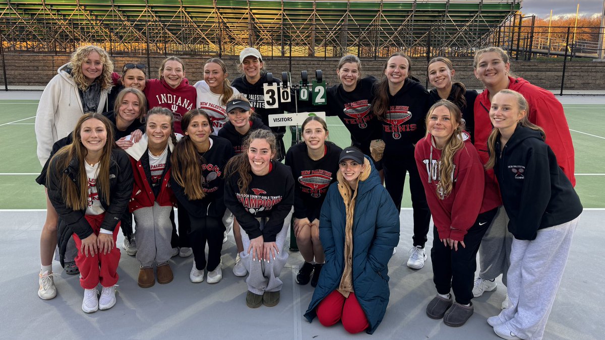 New Palestine High School (@voelzjames) on Twitter photo The NPHS tennis team opened its season with a conference victory tonight: a 3-2 win over Newcastle. @SouthernHancock <a href="/llantrip/">Lisa</a> <a href="/HallHistoryNPHS/">Mrs. Hall</a> <a href="/NPHSPhysics/">Mark Blachly</a> <a href="/MooreNPJH/">NPHS Asst. Principal & Girls Varsity ๐ Coach</a> @MitchanerNPHS <a href="/BurkNPHS/">Mitch Burk</a> #WeAreDragons The NPHS tennis team opened its season with a conference victory tonight: a 3-2 win over Newcastle. @SouthernHancock <a href="/llantrip/">Lisa</a> <a href="/HallHistoryNPHS/">Mrs. Hall</a> <a href="/NPHSPhysics/">Mark Blachly</a> <a href="/MooreNPJH/">NPHS Asst. Principal & Girls Varsity ๐ Coach</a> @MitchanerNPHS <a href="/BurkNPHS/">Mitch Burk</a> #WeAreDragons