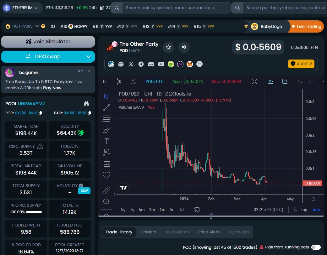 SkyWalker64007's tweet image. The developers: @DominicVEMP and @mikeVEMP
The Token: @theotherpartyuk (a "political party" token -memorabilia like Dom likes to call it to try to justify getting the taxes for anonymous donations that could come from anyone -terrorist or any other criminal groups- on any part of…