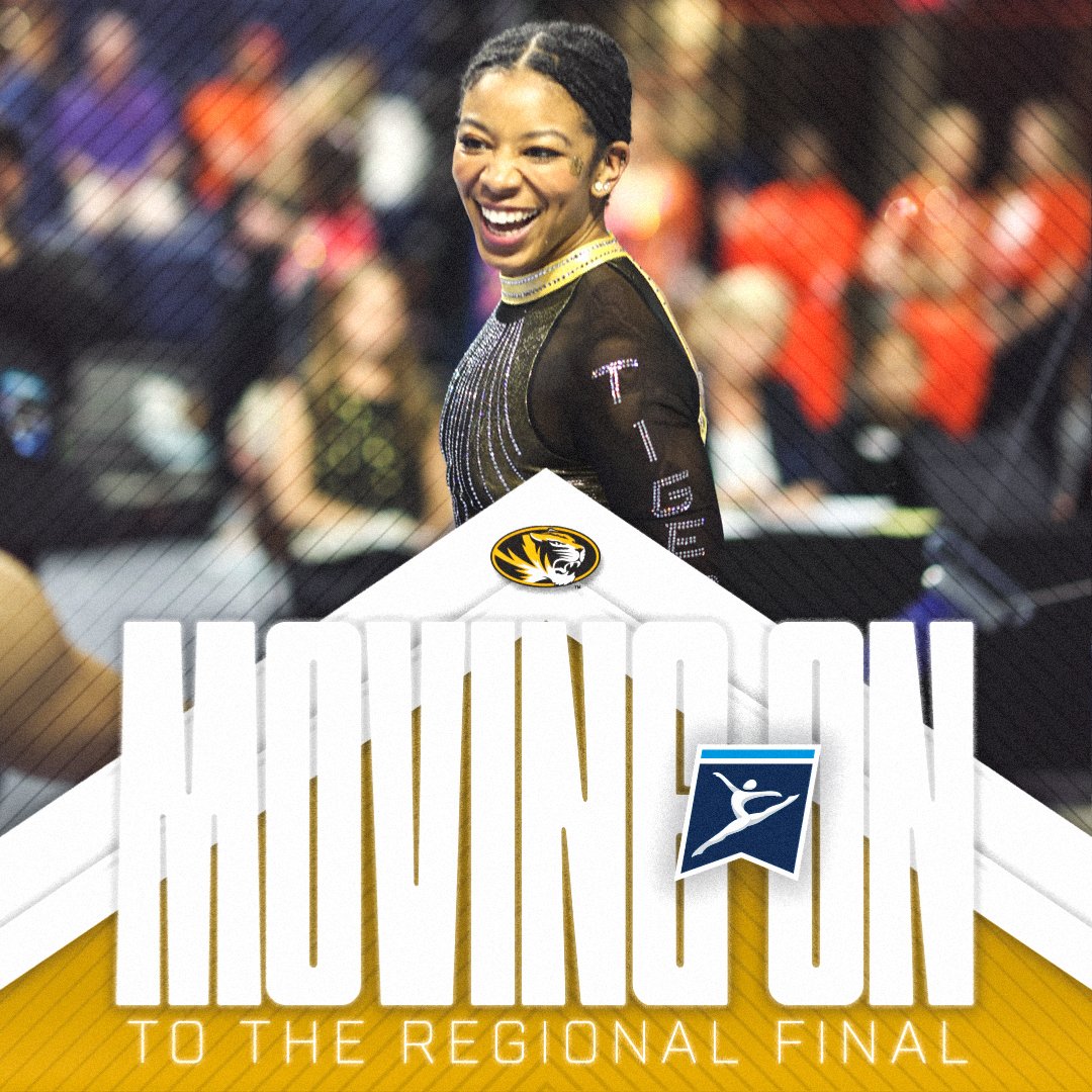 MOVING ON. 🐯

No. 13 <a href="/MizzouGym/">Mizzou Gymnastics</a> came in hot scoring a 197.525 in Gainesville to advance to the NCAA Regional Final!

#NCAAgym x #ItJustMeansMore