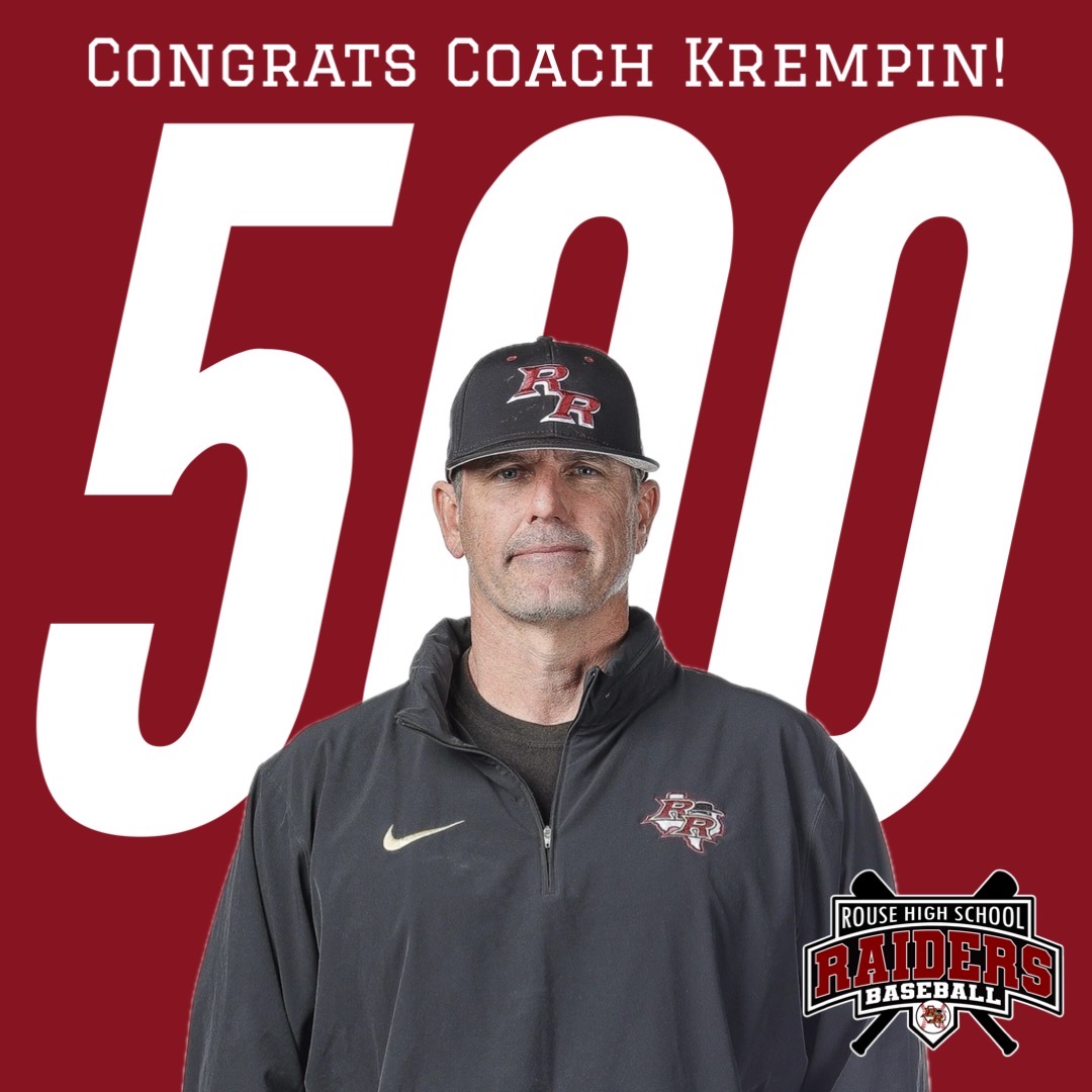 Congratulations Coach Krempin on your 500th win tonight!!!!!! @ckrempin